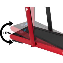 Беговая дорожка Titanium Masters Slimtech S60, коричневая,синяя, красная