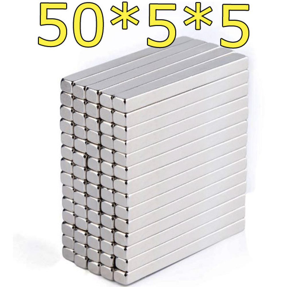 Неодимовый магнит 50х5х5 мм