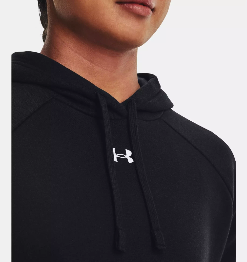 Женская флисовая толстовка Under Armour UA Rival Fleece Hoodie-BLK