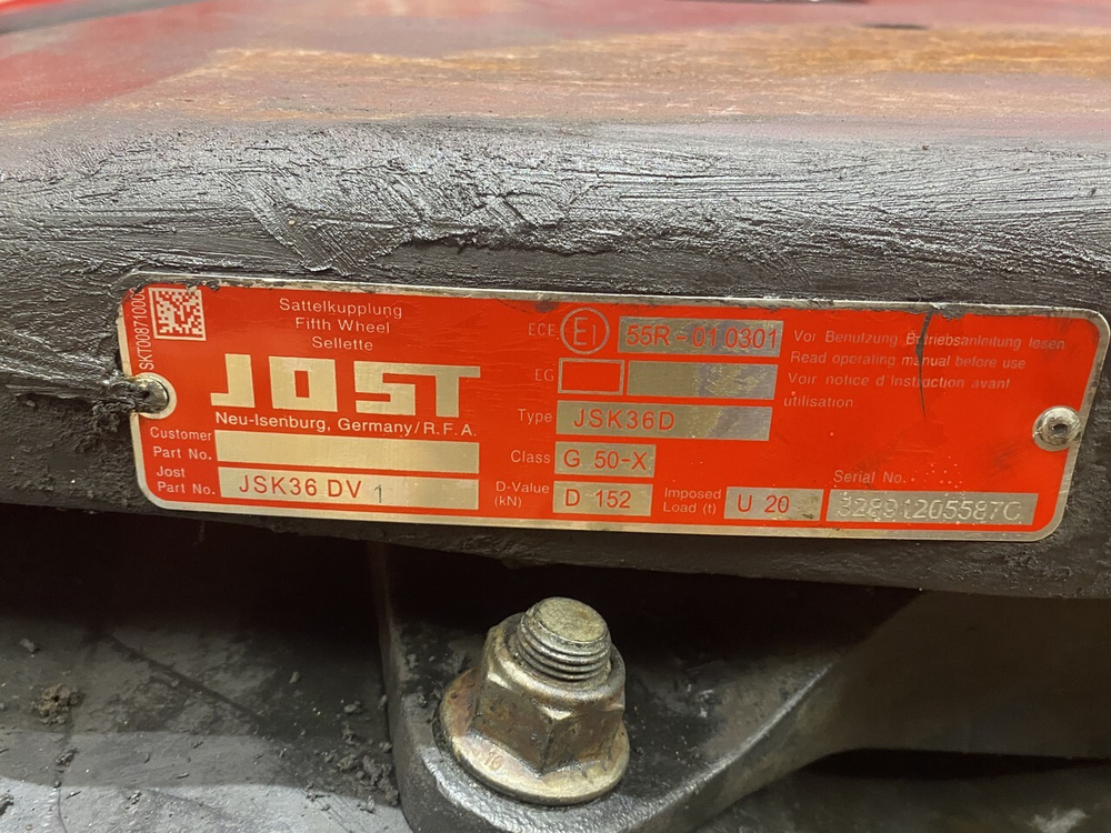 Седло JOST 172мм 2023г.