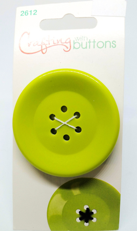 Пуговица №1209-1210 "9*6 Hole" Large Lime 6 Hole (10102081/050515/0003734/05_США)