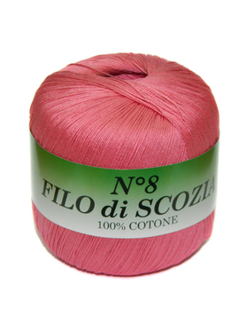 Пряжа Filo Di Scozia №8 50г, 340м, 100%мерсеризованный хлопок (цена за 1 шт)