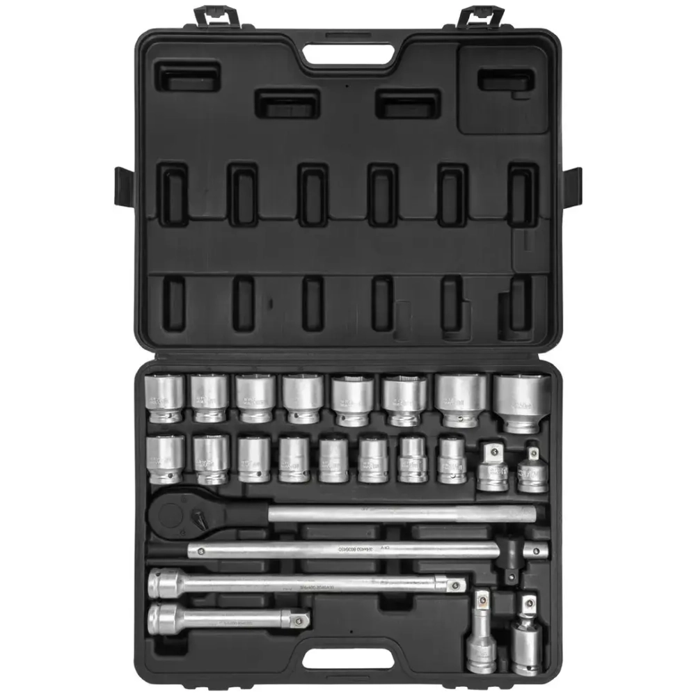 Набор инструментов 24пр. 3/4''6гр.(17,19,21,22,24,27,30,32,33,34,35,36,38,41,46,50), в кейсе RockForce##Rock FORCE RF-6241-5