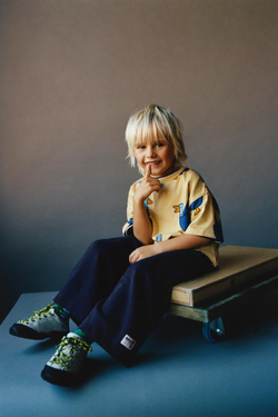 ZARA БРЮКИ BALLOON С ЭТИКЕТКОЙ, МОРСКОЙ СИНИЙ