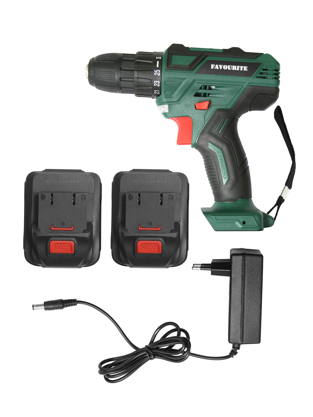 Акк. дрель-шуруповёрт FAVOURITE DC 1402 PROMO 14,4В, 2Ач, 26Нм Li-ion (101101402)