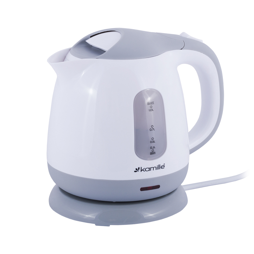 Чайник эл. 1л пластиковый , арт. 1719B, 1719A