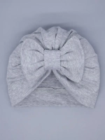 Чалма осенняя детская с бантиком