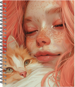 Тетрадь общая  "Anime cats", 96 л., гребень