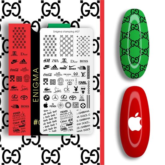 Пластина для стемпинга Enigma Stamping №07