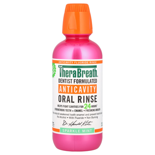 TheraBreath, Healthy Smile, ополаскиватель для полости рта, мята с блеском, 473 мл (16 жидк. унц.)
