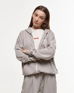Zip-Up Hoodie LOGO Drizzle