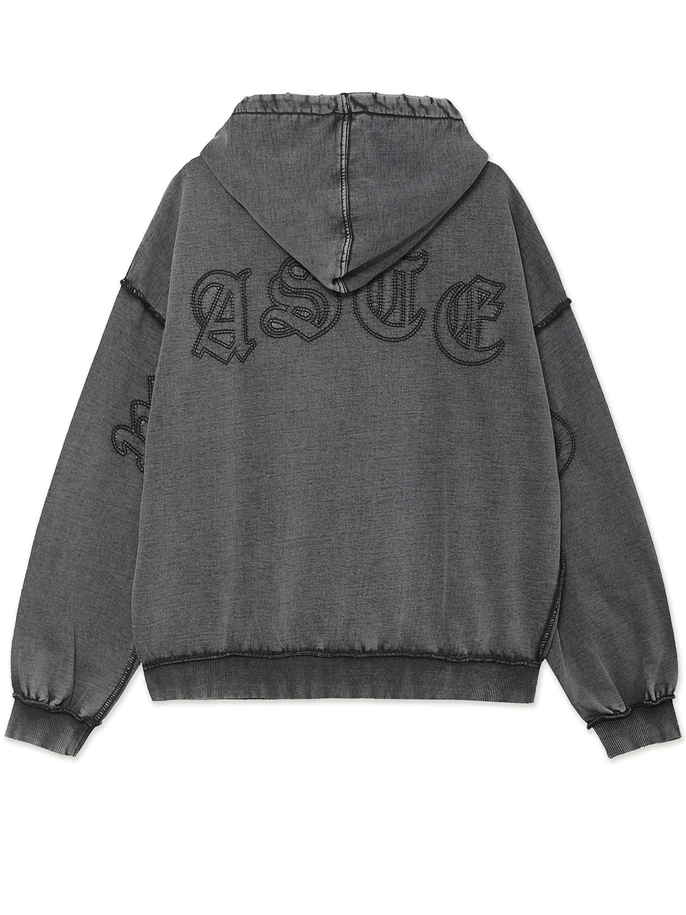 Толстовка С Капюшоном На Молнии Kingdom Curve Faded Zip Hoodie