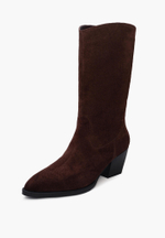 Полусапоги // Helen // Cacao // Suede