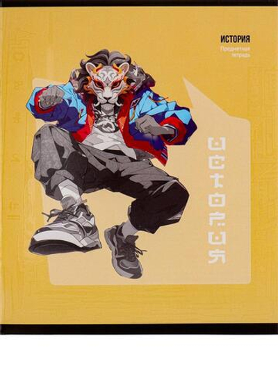 Тетрадь предметная 48л. клетка История «Манга» (Проф-Пресс)