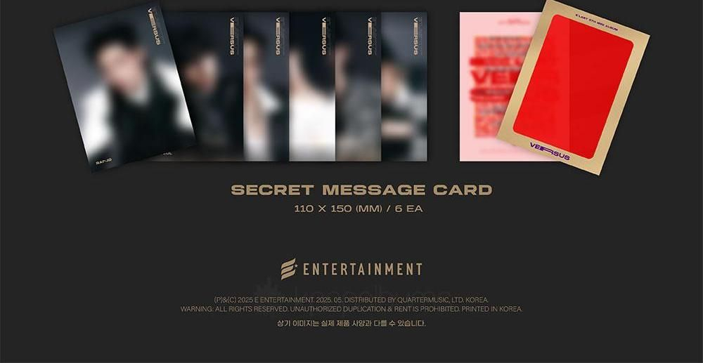 Альбом E'LAST - VERSUS 5th Mini Album 2 Version SET