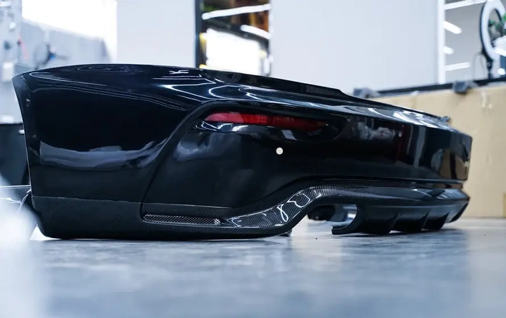 Карбоновый задний бампер для ROLLS-ROYCE WRAITH | DAWN 2016-2020 Ролс Ройс Давн