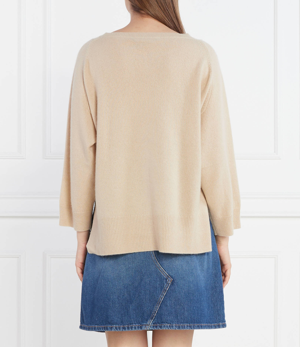 Кашемировый свитер ALCE Weekend MaxMara - бежевый(536601396)