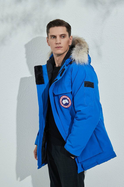 Синяя пуховая парка Expedition Canada Goose премиум класса