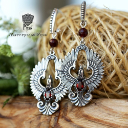 Серьги "Финисты" .