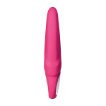 Ярко-розовый вибратор 22,1см с клиторальным отростком Satisfyer Mr.Rabbit