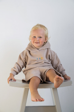 Худи в стиле oversize Латте