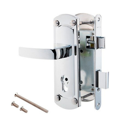 Замок Апекс врезной 1425-CR (58,5мм) Б/Ц! Б/О!!! хром(аналог Барановичи)/12