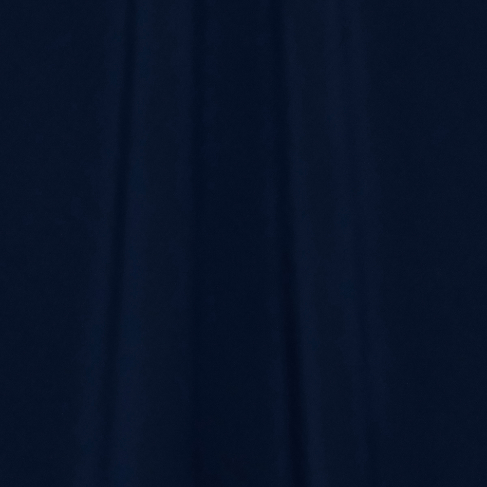 Шёлковый крепдешин (63 г/м2) тёмно-синего цвета