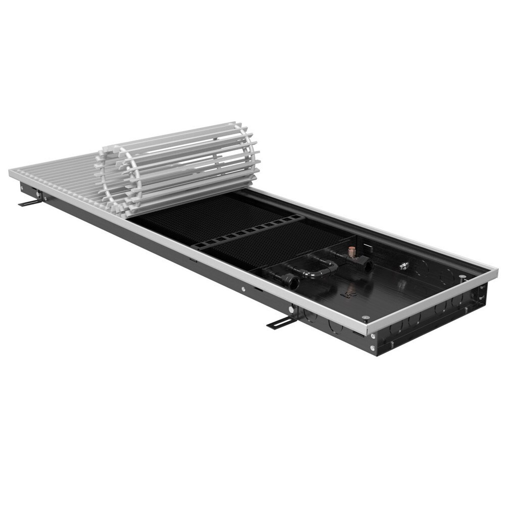 Конвектор внутрипольный Gekon Eco с решеткой UNA H08 L190 T18 (без клапана)