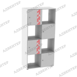 белый двусторонний УНИКАЛЬНОЕ ПРЕДЛОЖЕНИЕ. Нанесение орнамента "Точка роста" на фасады.