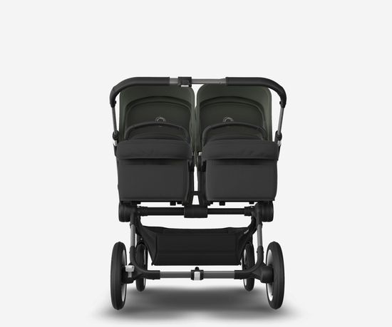Коляска для двойни 2 в 1 Bugaboo Donkey 5 Twin Forest green/Midnight black/Graphite