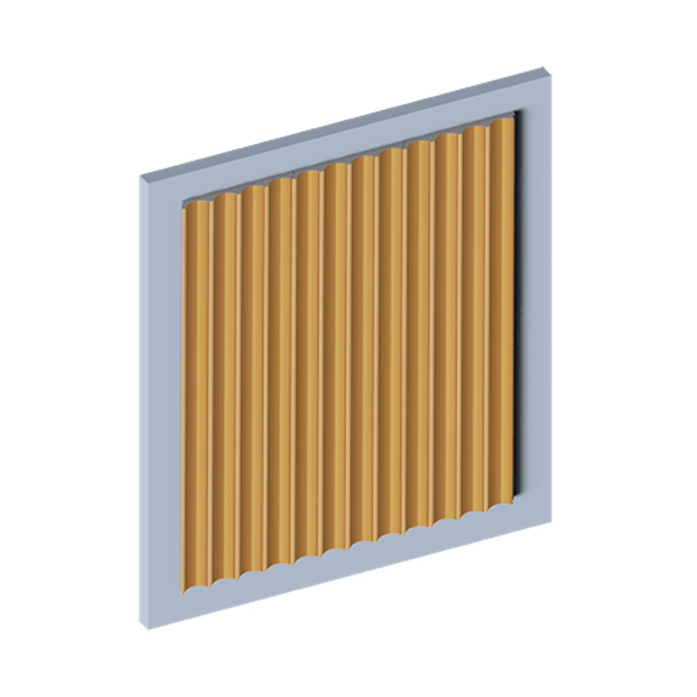 Стеновая панель HiWood декорированная, 270x12 см