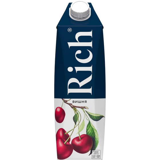 Нектар Вишня 1 л "РИЧ" тетрапак [12]