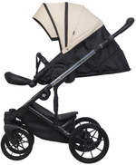 Детская коляска Riko Nano Thermo Ecco 3 в 1 с автокреслом Rant Cruise Black 03 Ivory beige (бежевый)