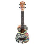 CASCHA HH 2600 Soprano Ukulele Urban (чехол и 3 медиатора в комплекте)