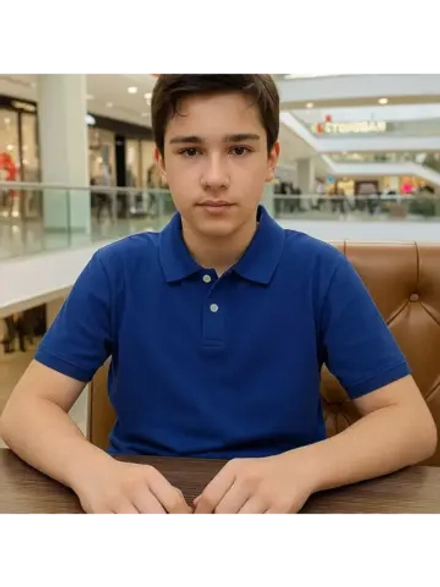 Поло для мальчика хлопок.