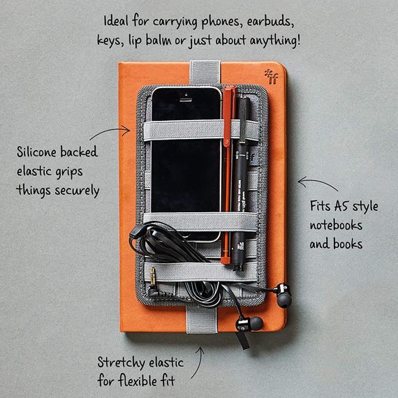 Penal Bookaroo Notebook Tidy - Charcoal