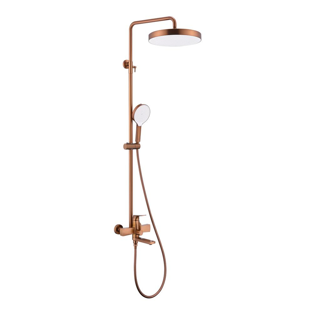 Душевая система Raglo R07.24.33, матовая медь