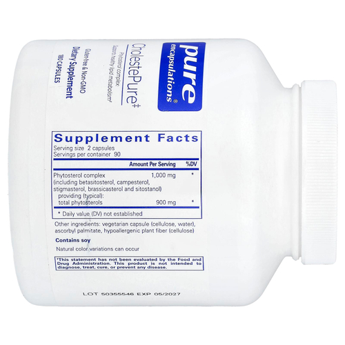 Pure Encapsulations, CholestePure, 180 капсул