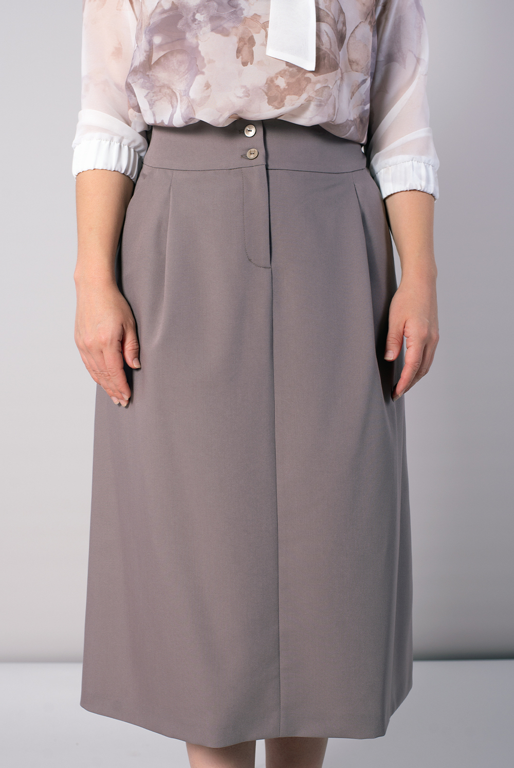 Юбка женская 4390ВП, какао #481Как014390ВП