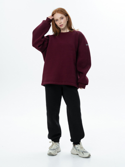 Свитшот oversize из футера