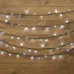 Гирлянда "Твинкл Лайт" 10 м, темно-зеленый ПВХ, 80 LED, цвет белый