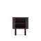 Mailen Прикроватная тумбочка из ясеневого шпона с темной отделкой 50 x 55 см