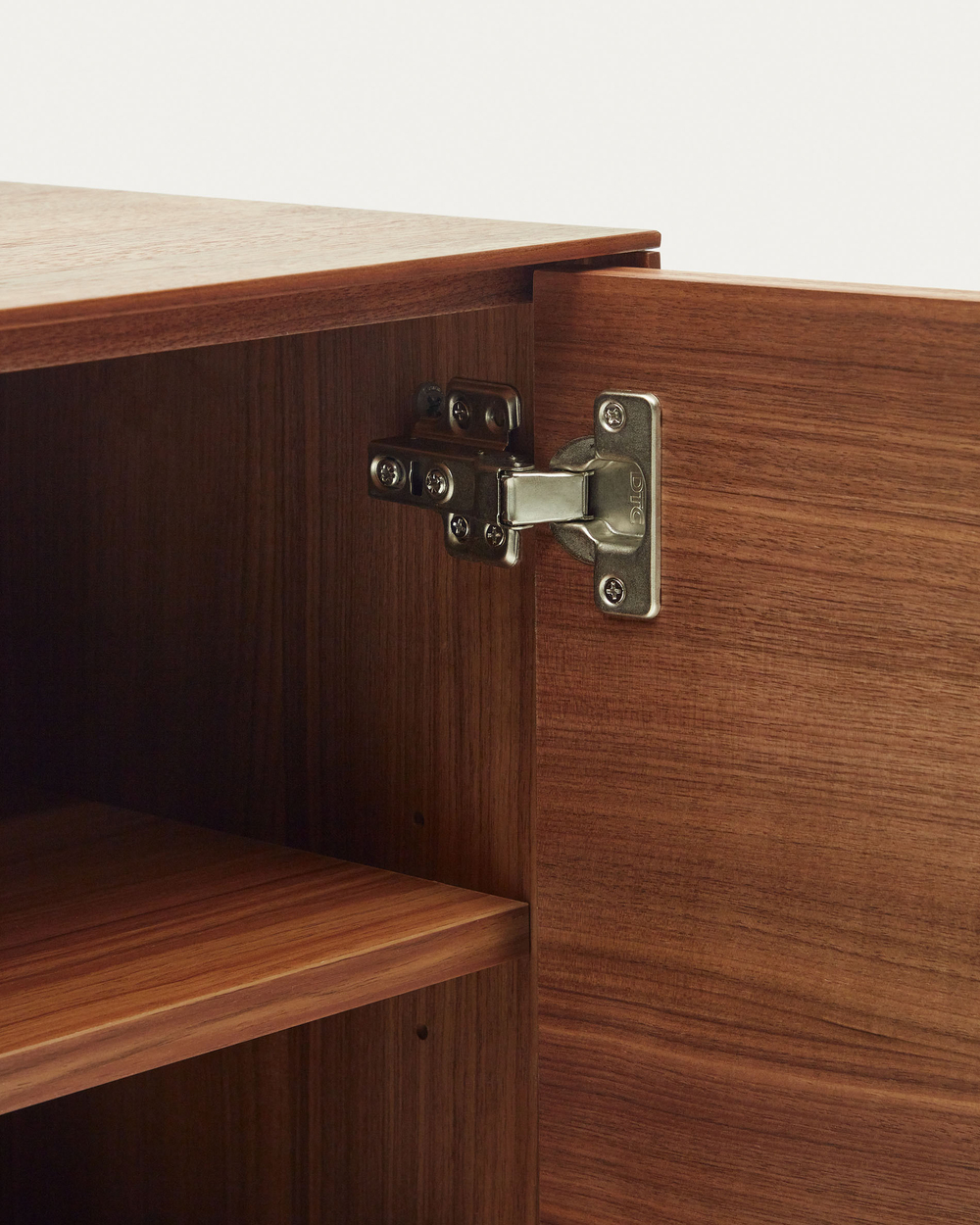 Vedrana Сервант из орехового шпона со стальными ножками 97,5 x 80 см