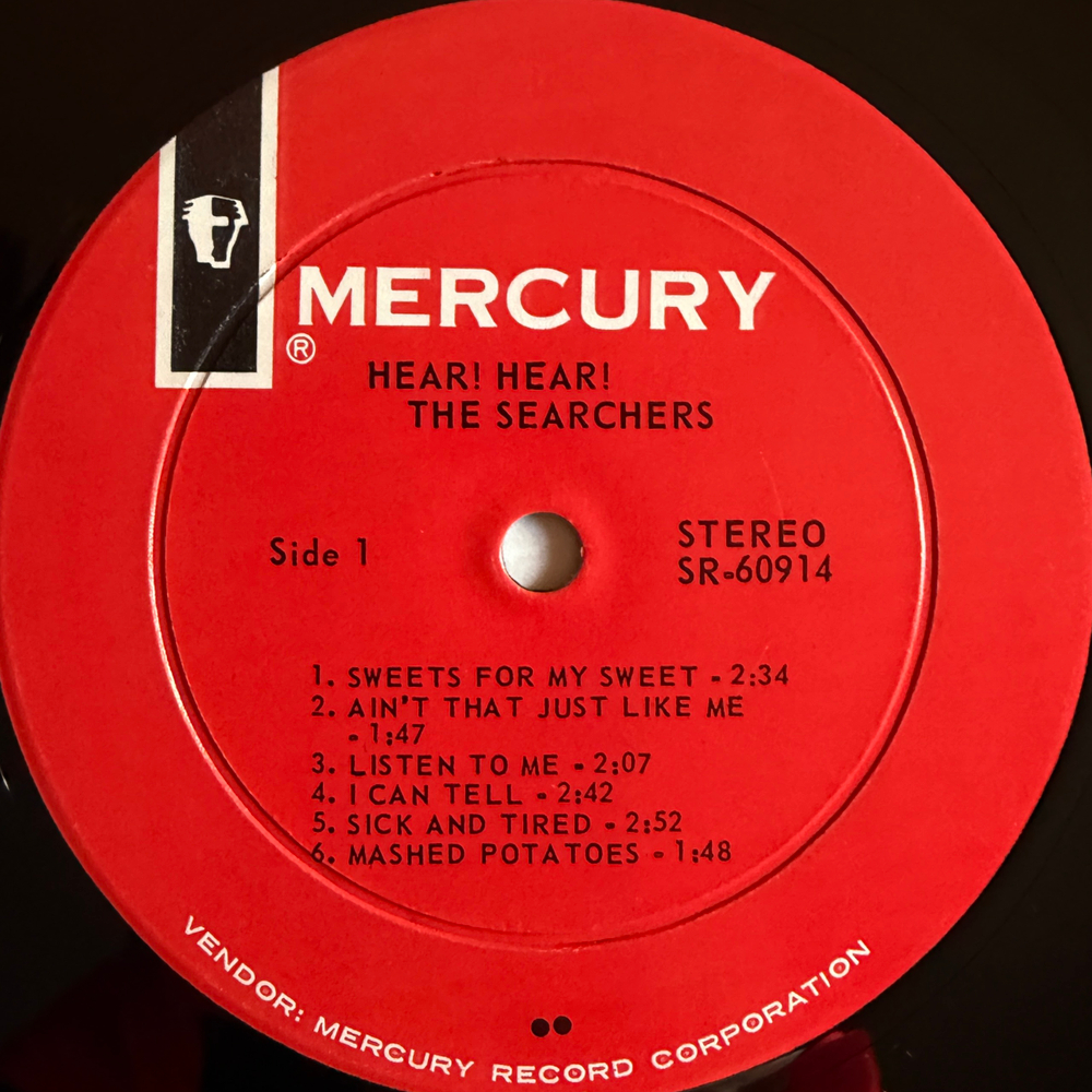 The Searchers ‎– Hear! Hear! (США 1964г.) Т