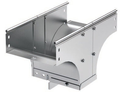 Ответвитель TDSR Т-обр. вертикальный переходник 400/300, в комплекте с крепежными элементами необходимыми для монтажа,горячеоцинкованный