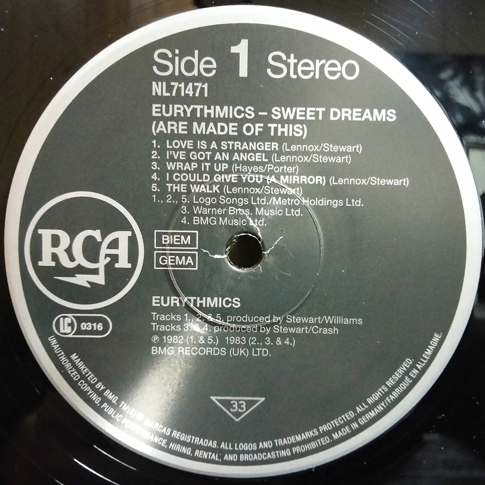 Eurythmics / Sweet Dreams (Are Made Of This)(LP)