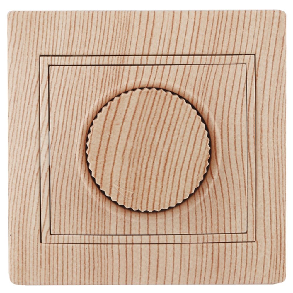 1-401-11 Intro Светорегулятор поворотный, 600Вт 230В, IP20, СУ, Plano, сосна | Intro Plano