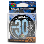 Леска зимняя синяя AMAGU -30 ARCTIC FOX 0,08 мм 30 метров.