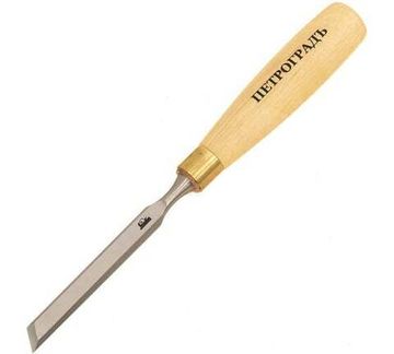 Косая правая стамеска 6мм Петроградъ РК М00012804