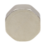 Заглушка латунь никель Ду 20 (3/4") ВР VALFEX VF.590.N.034